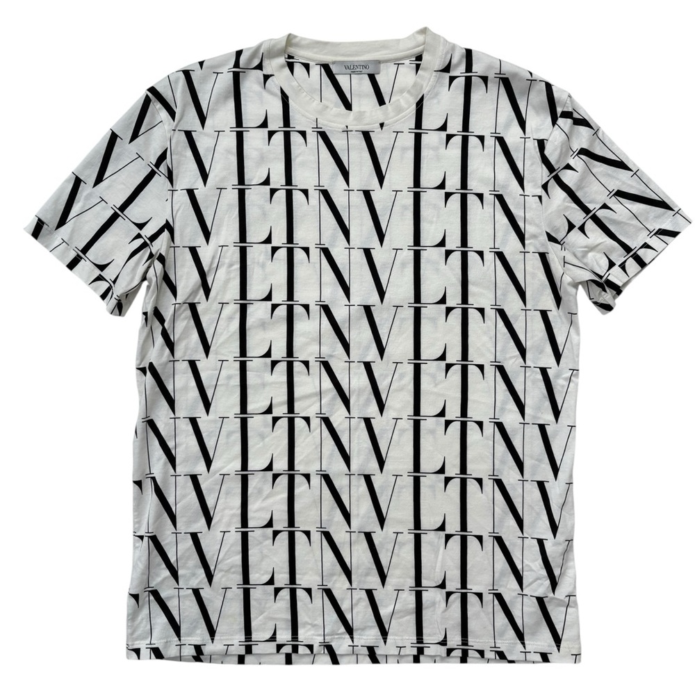 Valentino - Logo-Print Cotton-Jersey T-Shirt - White
Second hand